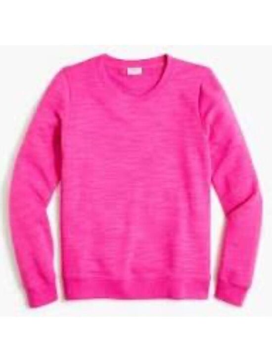 J. Crew Tops - J. Crew Cotton Terry Crewneck Long Sleeve Sweatshirt